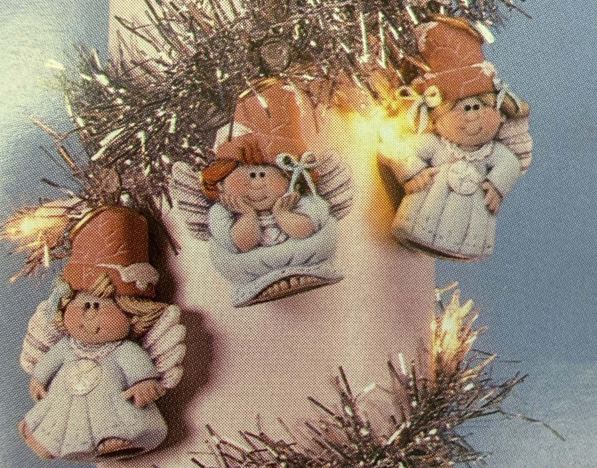 VINTAGE DONA'S CERAMIC MOLD #D-1690 CRACK POT ANGEL ORNAMENTS | eBay
