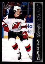 2021-22 Upper Deck #470 Mason Geertsen YOUNG GUNS RC New Jersey Devils
