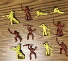 Marx 60 Mm Indians Two Complete Set