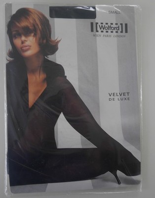 NEU & OVP: Wolford VELVET DE LUXE TIGHTS! 50 DEN! Gr. S! Farbe: admiral (blau)