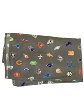 Pottery Barn Teen NFL Team Logos Full Flat Sheet Bedding Football 100 Cotton