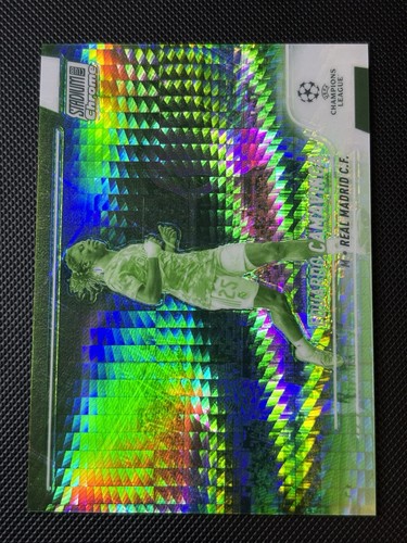 2022 Stadium Club Chrome Uefa Night Vision Refractor /175 Eduardo Camavinga #89 