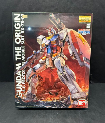 Built Bandai MG 1/100 Gundam The Origin E.F.S.F Prototype Mobile Suit RX-78-02