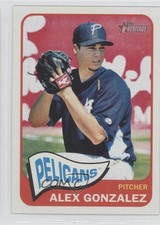 2014 Topps Heritage Minor League Edition Chi Gonzalez Alex Pitcher #128 0f8
