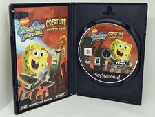 SpongeBob Creature from the Krusty Krab Sony PlayStation 2 PS2 CIB Tested