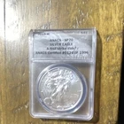 2019 American Silver Eagle $1 Proof 1 oz .999 Silver ANACS SP70 0124