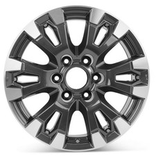 2017-2024 Nissan Titan 18 Oem Wheel Rim - Machined Charcoal 2017-2024 Nissan Titan 18 Oem Wheel Rim - Machined Charcoal