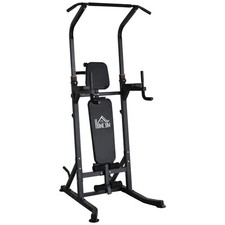 Power Tower Weight Bench Dip Stands MultiFunction Pull-ups Home Gym FitnessOpens