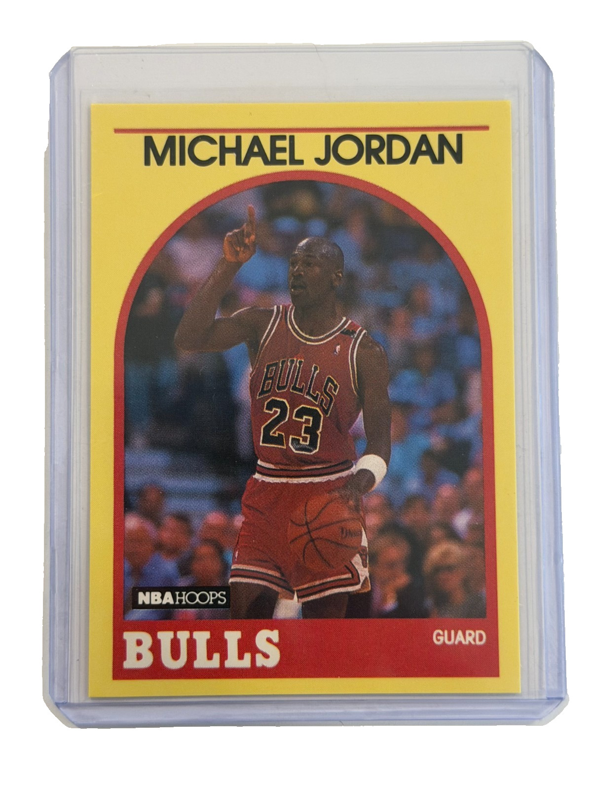1989-90 NBA HOOPS Michael Jordan #12 Rare Yellow