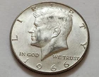 1966 John F Kennedy Half Dollar 40% Silver 50c (X10)