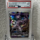 2017 POKEMON SUN & MOON SHINING LEGENDS #39 MEWTWO GX - PSA 9 MINT