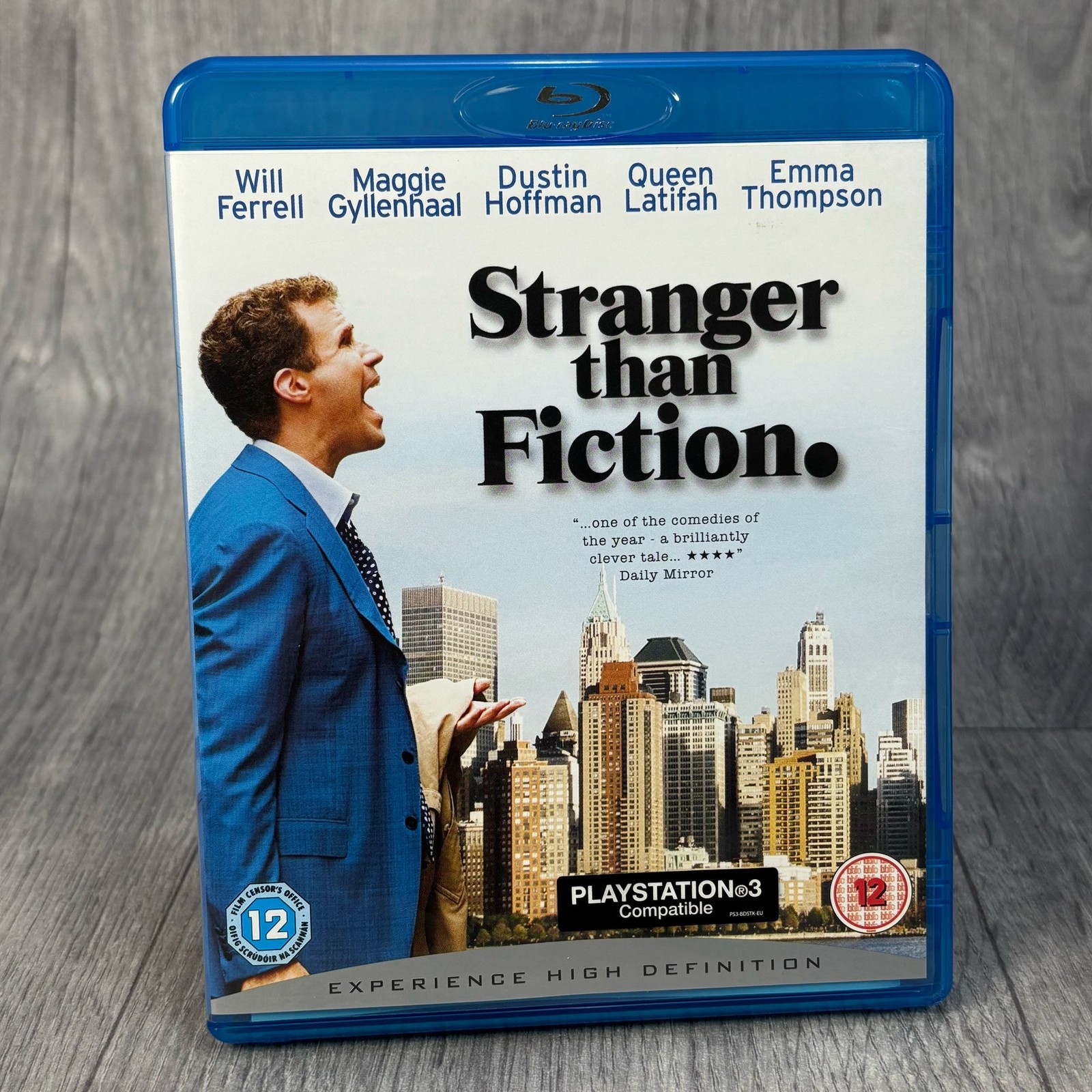 Stranger Than Fiction Blu-ray Will Ferrell Comedy Drama 2006 Region Free