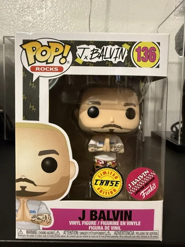 FUNKO POP! J Balvin CHASE (Green Hair) LIMITED EDITION W/ Protector