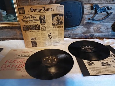 John Lennon Yoko Ono Some Time in New York City 2LP 1972 Apple SW-3402 EX