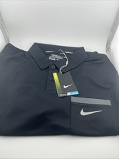 Nike Golf Tour Performance Dri-Fit Polo Shirt Men's Small Black With Gray Sides