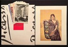 Vtg Pablo Picasso Art Postcard & Print Lot 9 Portrait Olga in Armchair 9 x 11 — photo 3