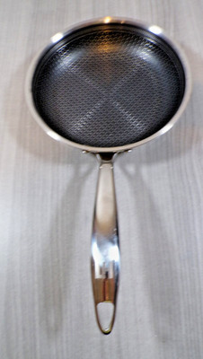 Lexi Home 8 Diamond Non Stick Tri Ply Stainless Steel Skillet New