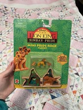 Mattel 1998 Kovu Kiara Król Lew 2 Simbas Pride Mini Pride Rock Zestaw do zabawy