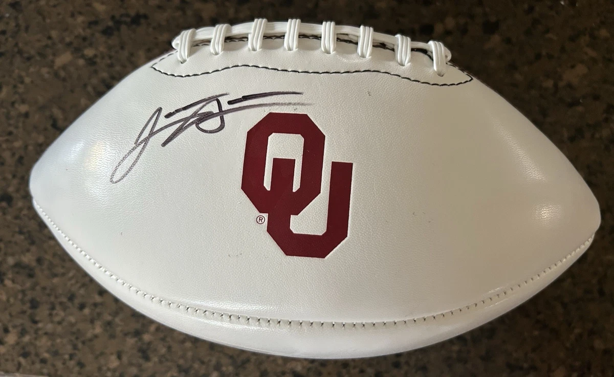 Oklahoma Sooners Signed Football In Ncaa Autographed Footballs for  display picture 1