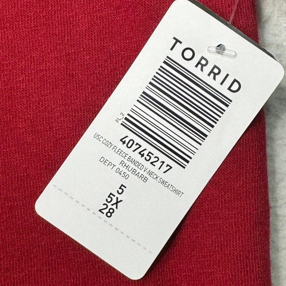 Torrid USC Trojans Acogedora Sudadera Polar con Bandas Cuello en V Para Mujer Talla Grande 5X Nueva con Etiquetas Foto 4 de 4