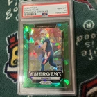 2024 Prizm Drake Maye Emergent Green Ice PSA 10 Rookie MINT Patriots #4