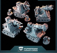 puppetswar orc field artillery with gobots crew