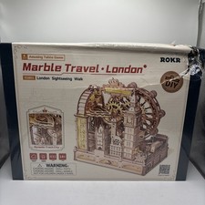 ROKR Marble Travel London DIY Mechanical Wooden Puzzle Model Kit 431pcs