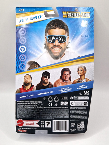 Mattel WWE Jey Uso Actionfigur, Main Event Serie #161, 6 Zoll Sammlerstück Sup - Bild 8 von 10