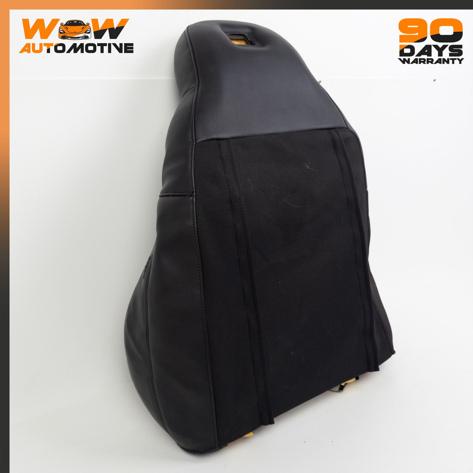 05-10 CHEVROLET CORVETTE C6 FRONT LEFT TOP UPPER SEAT CUSHION BOTTOM BLACK OEM