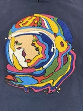 BBC Billionaire Boys Hoodie Embroidered Astronaut Sweatshirt Med.