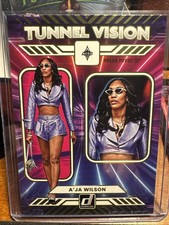 2025 Donruss WNBA #13 A'ja Wilson Tunnel Vision Press Proof ACES
