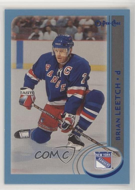 2002-03 Topps O-Pee-Chee Blue 10/500 Brian Leetch #57 HOF 0a6