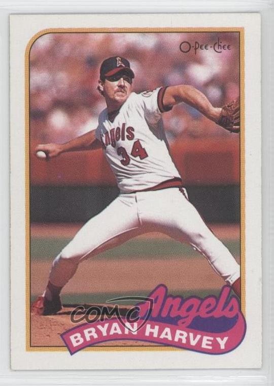 1989 O-Pee-Chee Bryan Harvey #287 0b5