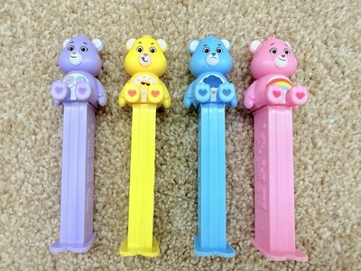 Care Bears PEZ Süßigkeiten Set 4 Spender Konvolut Carebears Konvolut komplett