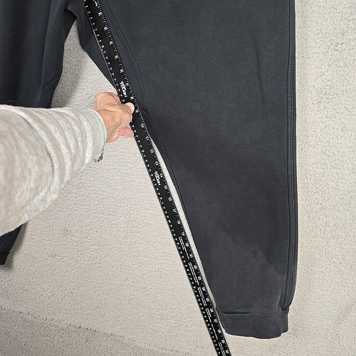 Nike Sweatpants Mens Size XXL Black Joggers White Swoosh Cozy Casual Logo - Picture 12 of 20