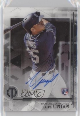 2019 Topps Tribute 73/199 Luis Urias #TA-LU Rookie Auto RC ow1