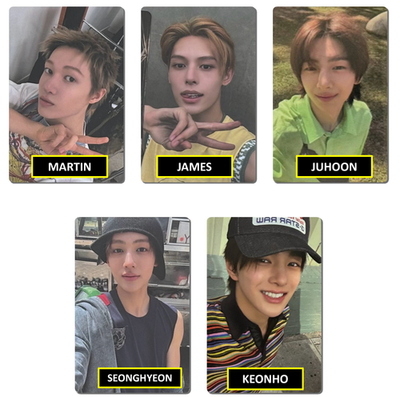 CORTIS COLOR OUTSIDE THE LINES OFFICIAL ALBUM PHOTOCARD scene bowl