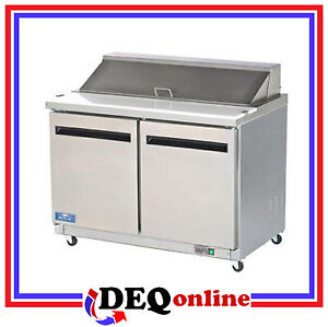 door arctic pans refrigerated sandwich holds prep air table
