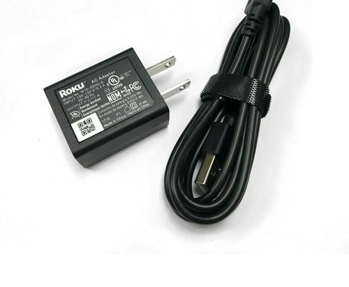 Power Charger Adapter For Roku Cable Cord Stick Wall Plug 3500R 3500RW Power