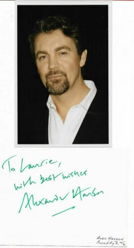 H Surname Initial Television Uncertified Original Collectable Autographs