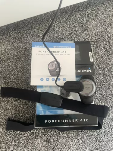 Garmin Forerunner 410 GPS Sports Fitness Watch + Heart Rate Monitor