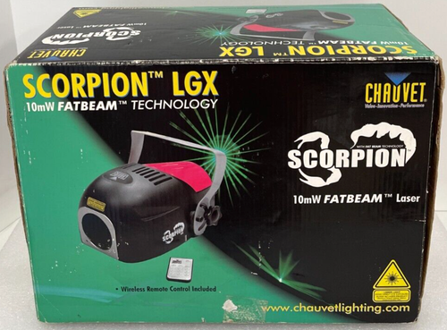 Chauvet DJ Lighting LG-3355 Scorpion LGX Green Laser Diode 10mW, NO REMOTE