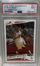 2006 Topps McDonalds Kevin Durant Rookie RC All American #B19 PSA 9 Mint XRC