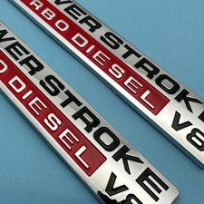 2005-2010 Super-duty Power Stroke Turbo Diesel V8 Emblem For 250 350 450 550
