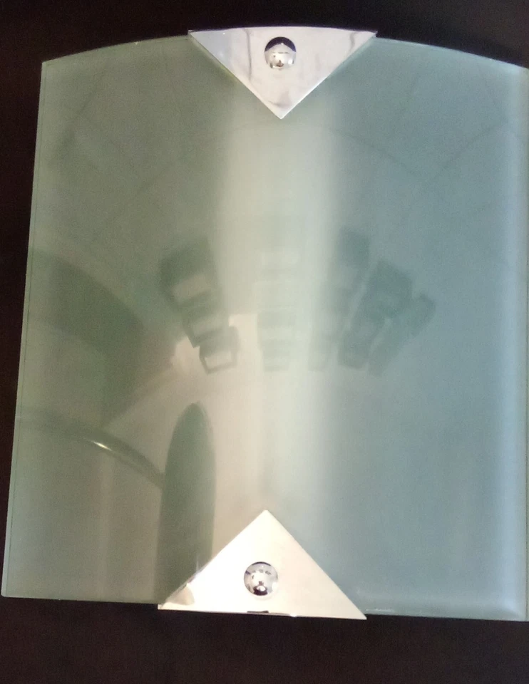 RSL Design Wandleuchte Glas satiniert B27,3xL30cm 3 Stk. vorhanden 1990er - Bild 2 von 4