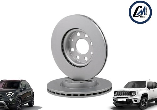 Par Discos Freno Trasero Brembo Jeep Renegade De 2014 500X - Imagen 2 de 9