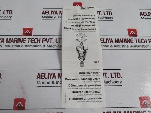 Honeywell D22-1/2A Pressure Reducing Valve 1/2", 634439, 707432 - Picture 5 of 10