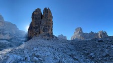Landscape dolomites cima molveno italy cliff rocks Custom Gaming Mat Desk