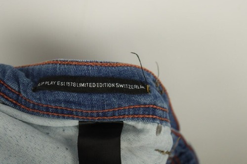 Philipp Plein Blue Denim Cotton Distressed 5Pocket Straight Leg Bermuda Short 34 - Picture 20 of 22