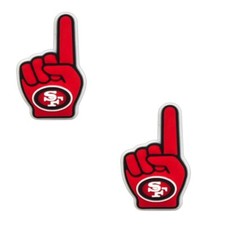 NFL San Francisco 49ers Football Team For Crocs Shoe Charms Jibbitz - 2 pieces